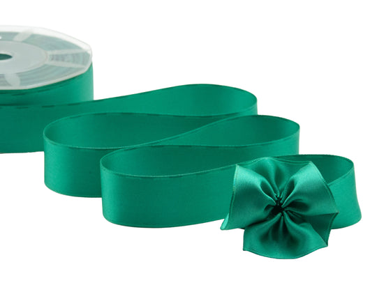 doppio raso tirante laterale 48 mm verde smeraldo