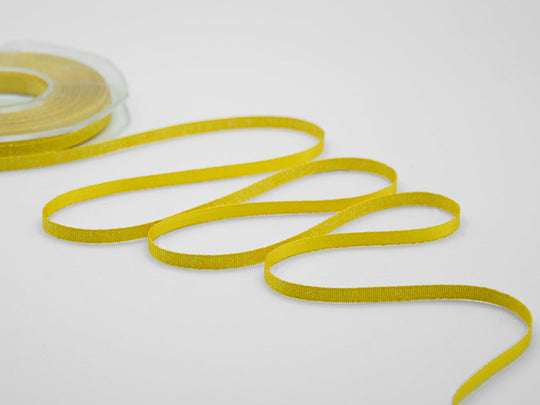 raso boutique lamè 6 mm giallo sole