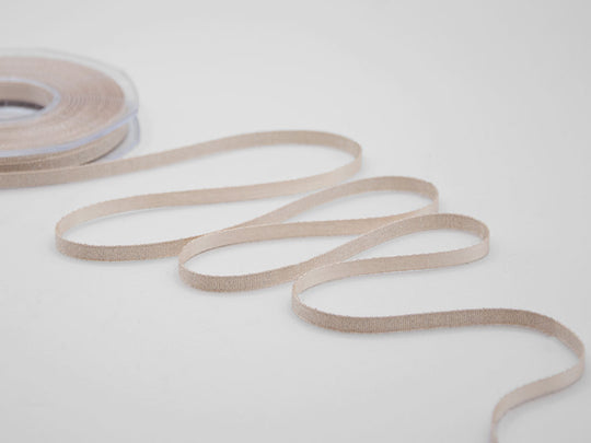 raso boutique lamè 6 mm albicocca chiaro