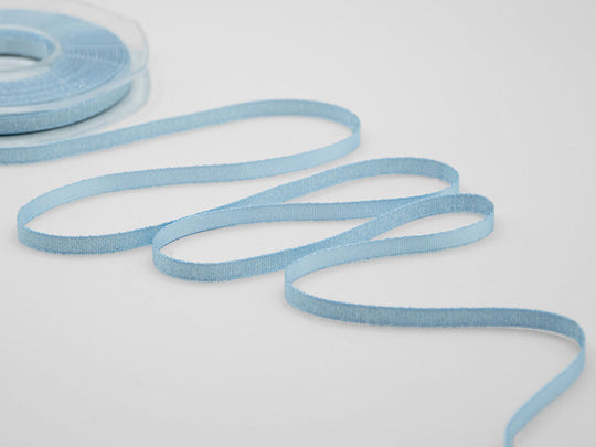 raso boutique lamè 6 mm azzurro baby