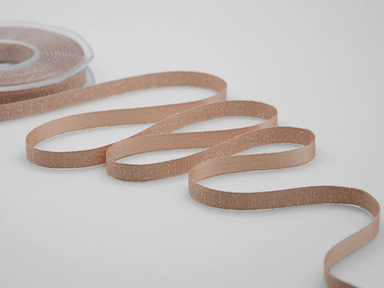 raso boutique lamè 10 mm salmone