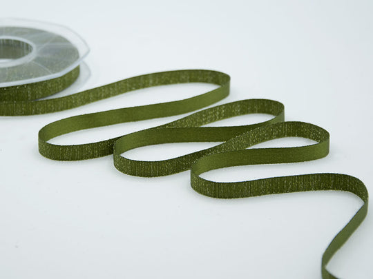 raso boutique lamè 10 mm verde muschio