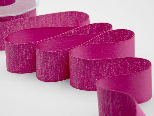 raso boutique lamè 40 mm fucsia peonia