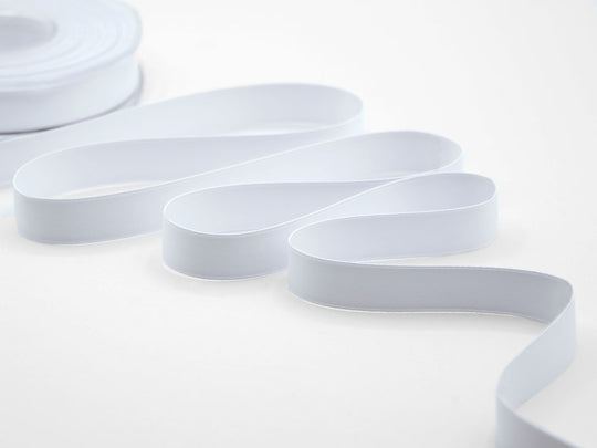 doppio raso opaco 15 mm bianco ottico