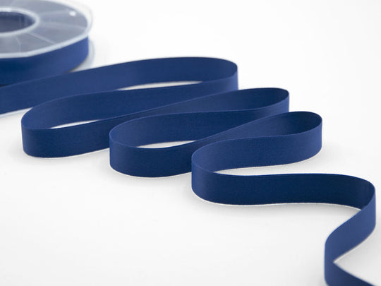 doppio raso opaco 15 mm blu scuro