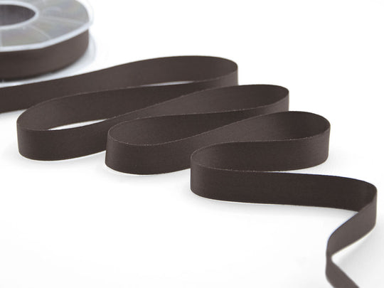 doppio raso opaco 15 mm cacao