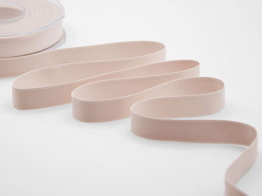 doppio raso opaco 15 mm rosa cipria