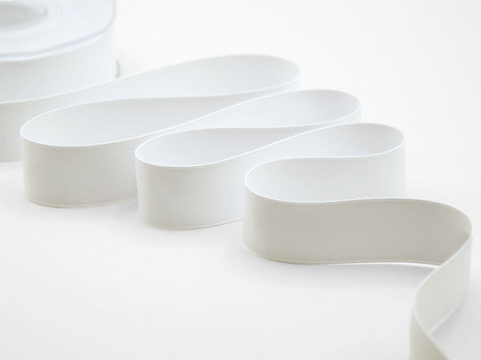 doppio raso opaco 25 mm bianco naturale