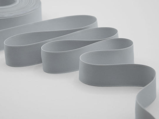 doppio raso opaco 25 mm grigio perla