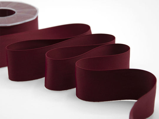 doppio raso opaco 40 mm bordeaux