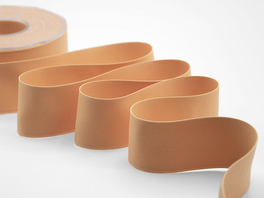 doppio raso opaco 40 mm arancio albicocca