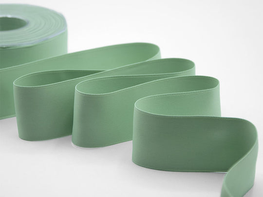 doppio raso opaco 40 mm verde mare