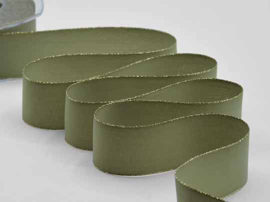 policotone bordi oro 40 mm verde salvia