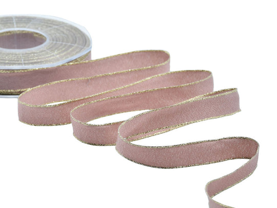 sablè bordi lurex 15 mm cipria scuro