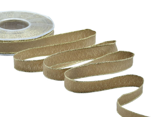 sablè bordi lurex 15 mm beige