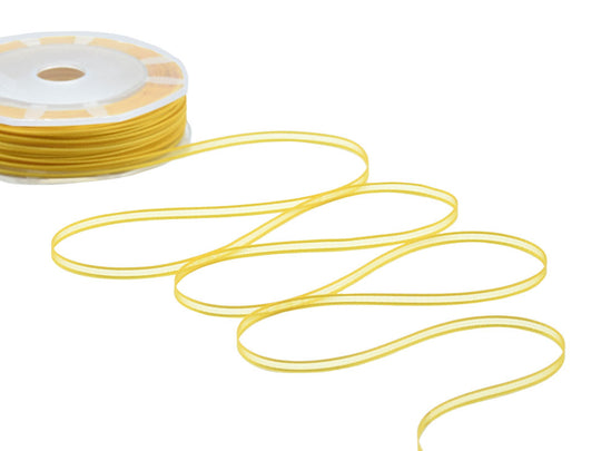 velo bordi raso 3 mm giallo sole