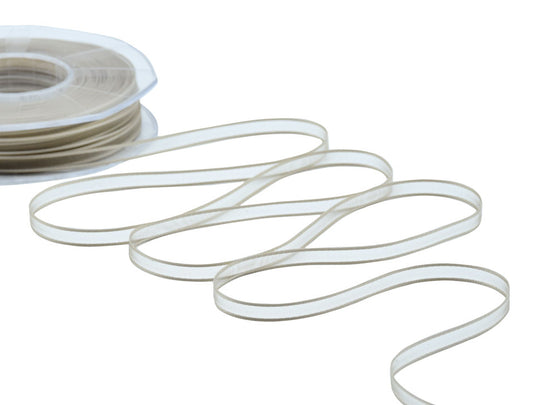 velo bordi raso 6 mm beige