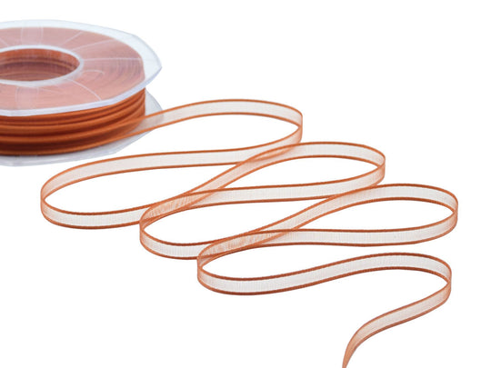 velo bordi raso 6 mm arancio pesca