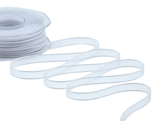 velo bordi raso 10 mm bianco ottico