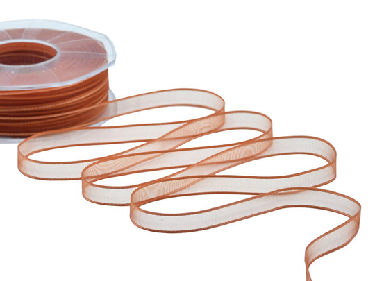 velo bordi raso 10 mm arancio pesca