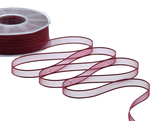 velo bordi raso 10 mm amaranto