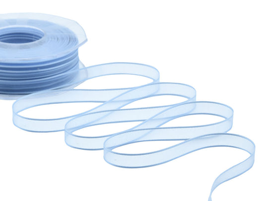 velo bordi raso 10 mm azzurro baby