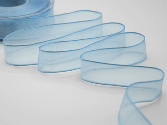 velo bordi rame 15 mm azzurro baby