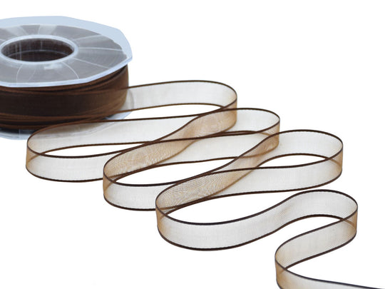 velo bordi raso 15 mm marrone