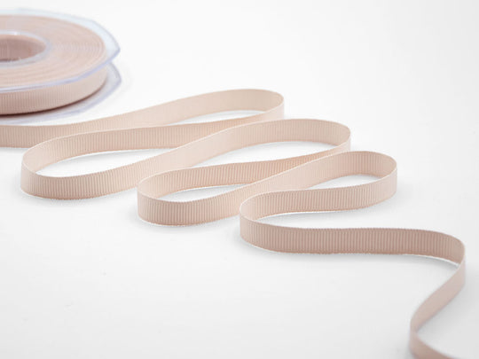 gros grain 10 mm rosa cipria