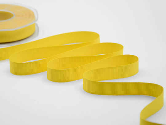 gros grain 15 mm giallo sole