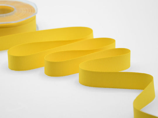 gros grain 20 mm giallo sole