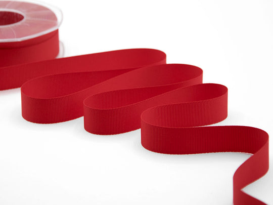 gros grain 20 mm rosso