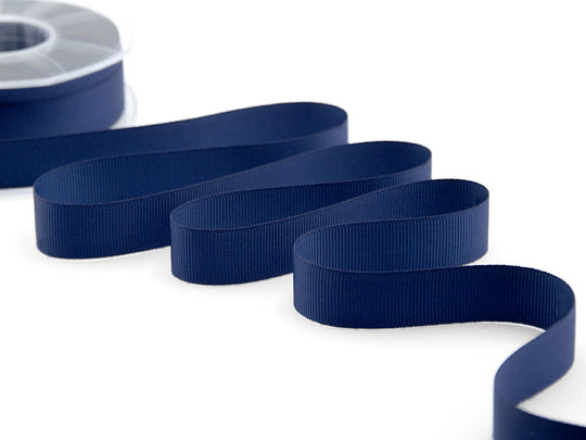 gros grain 20 mm blu scuro