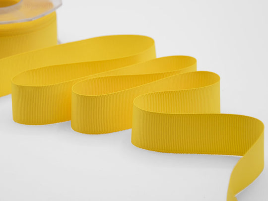 gros grain 30 mm giallo sole