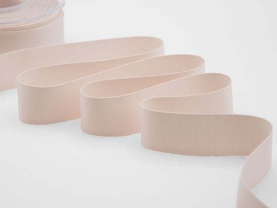 gros grain 30 mm rosa cipria