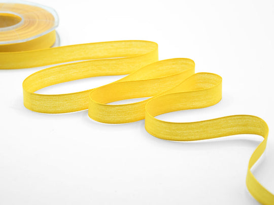 velo cotone resinato 15 mm giallo sole
