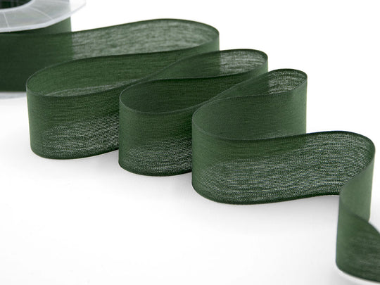 velo cotone resinato 40 mm verde inglese