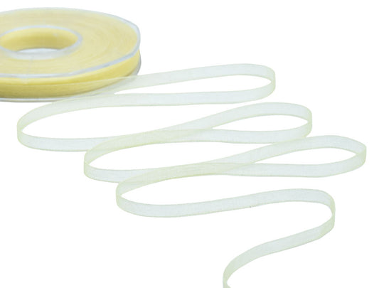 organza 7 mm giallino