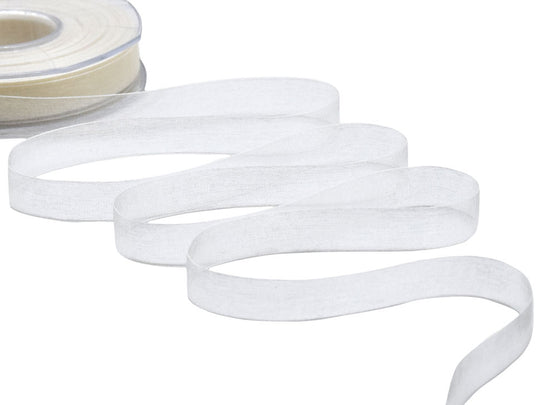 organza 15 mm avorio