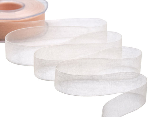 organza 25 mm albicocca