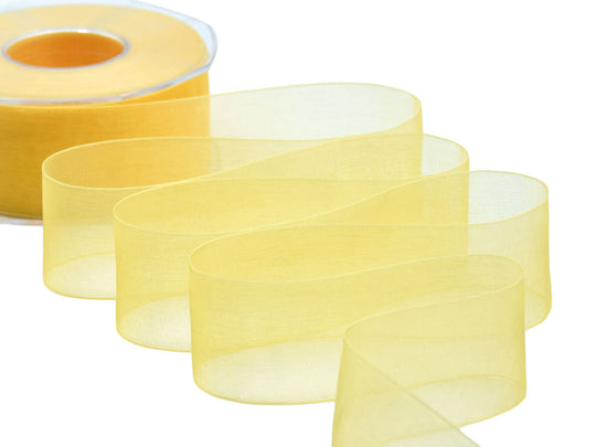 organza 40 mm giallo sole