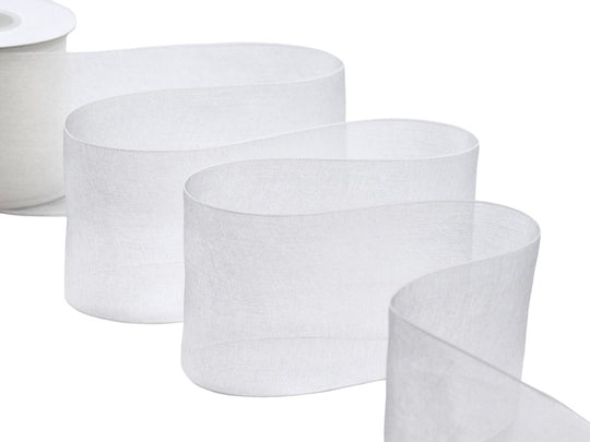 organza 70 mm bianco ottico