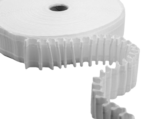 Ruban Fronceur Avec Velcro 2 Cordes 30mm