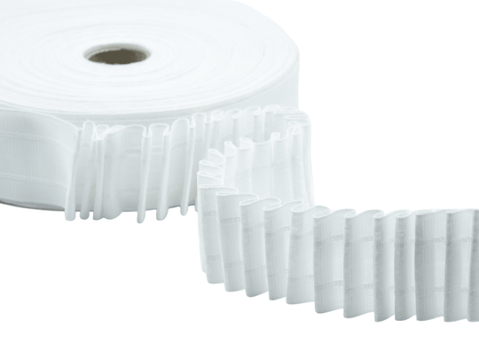 Ruban Fronceur Multi-poche 4 Poches 2 Cordes 50mm