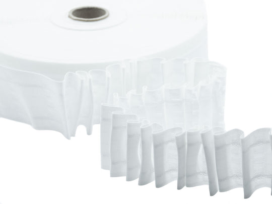 Ruban Fronceur Multi-poche 5 Poches 2 Cordes 55mm