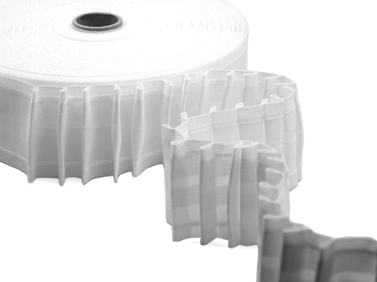 Ruban Fronceur Poche Continue 2 Cordes 65mm