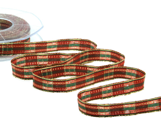 Scottish Lurex 15 mm red