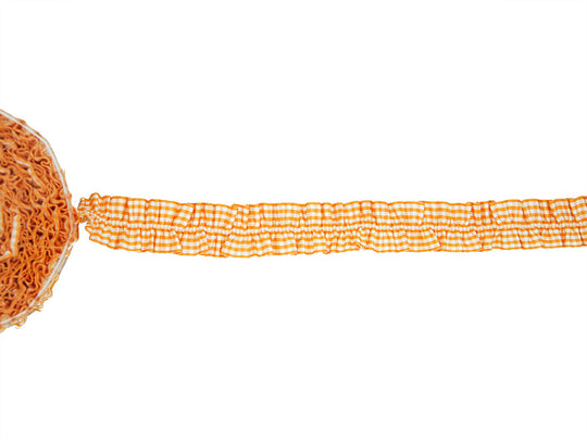 bamby due con elastico centrale 25 mm arancio pesca