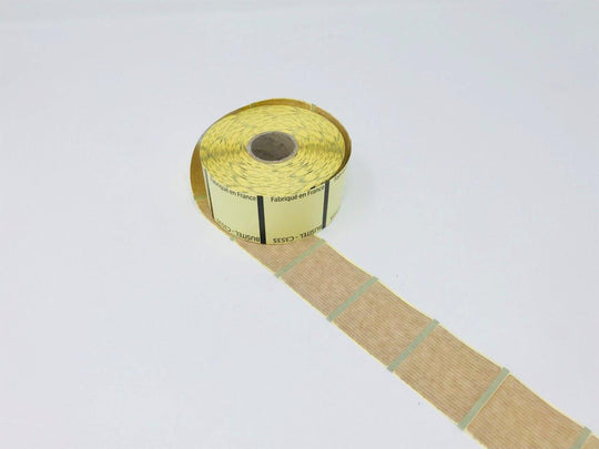 Labels 35x35mm kraft 1000pcs