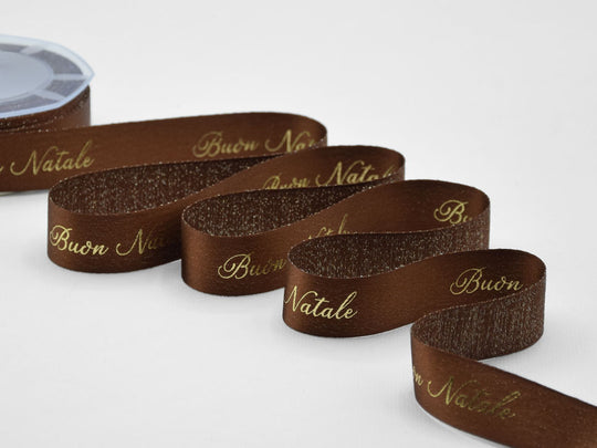 Raso Boutique Lame Série Laminée 25 MM Joyeux Noël
